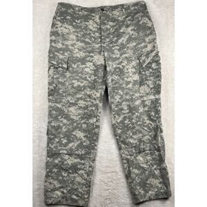 US ARMY Combat Uniform Pants Trousers Mens LARGE Regular Digital Camo Ripstop
